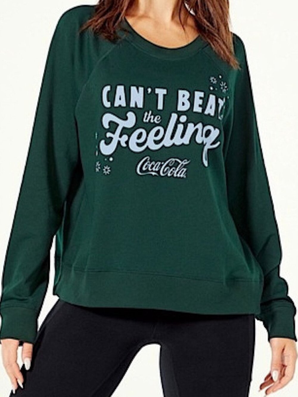 WILDFOX x Coca Cola "Cant Beat The Feeling" Sommers Sweatshirt Women's M